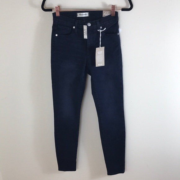 NWT Madewell 9” high-rise skinny jeans 25W - Picture 3 of 9